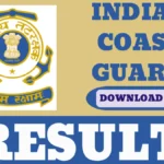 Indian Coast Guard Result 2024