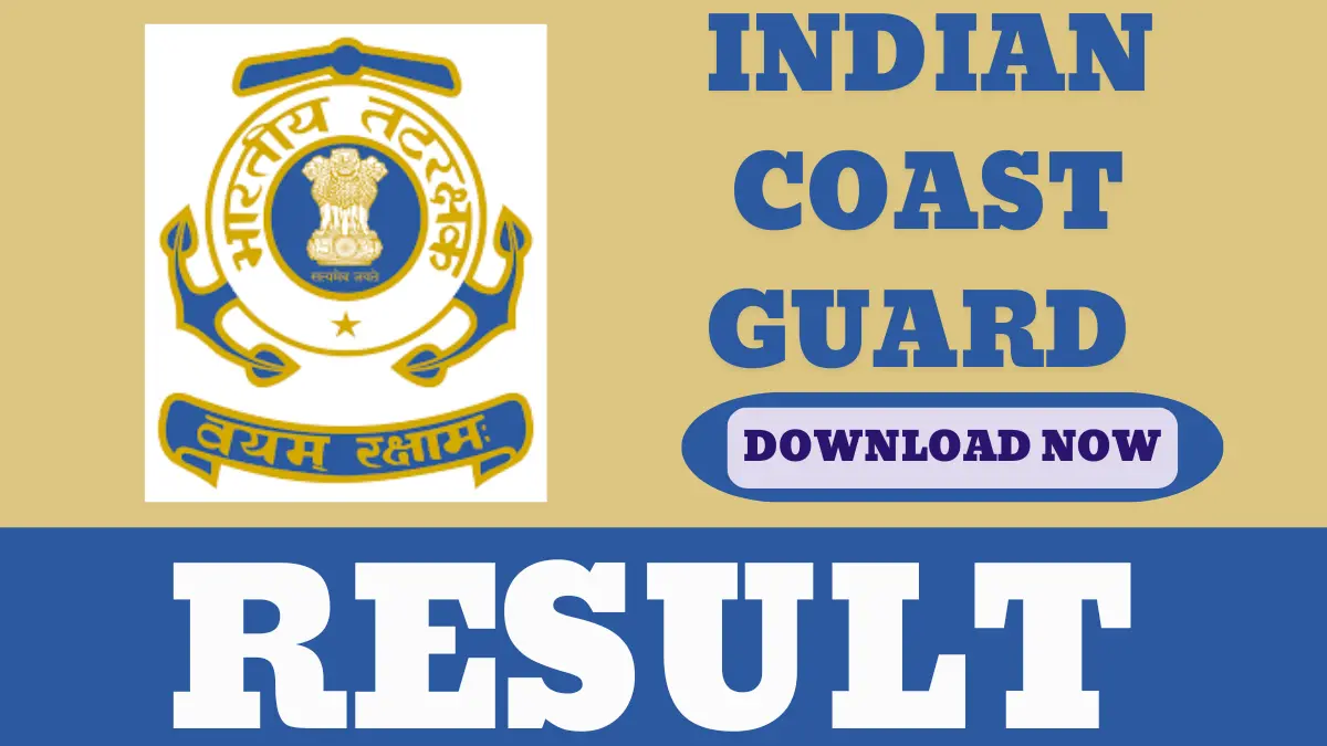 Indian Coast Guard Result 2024