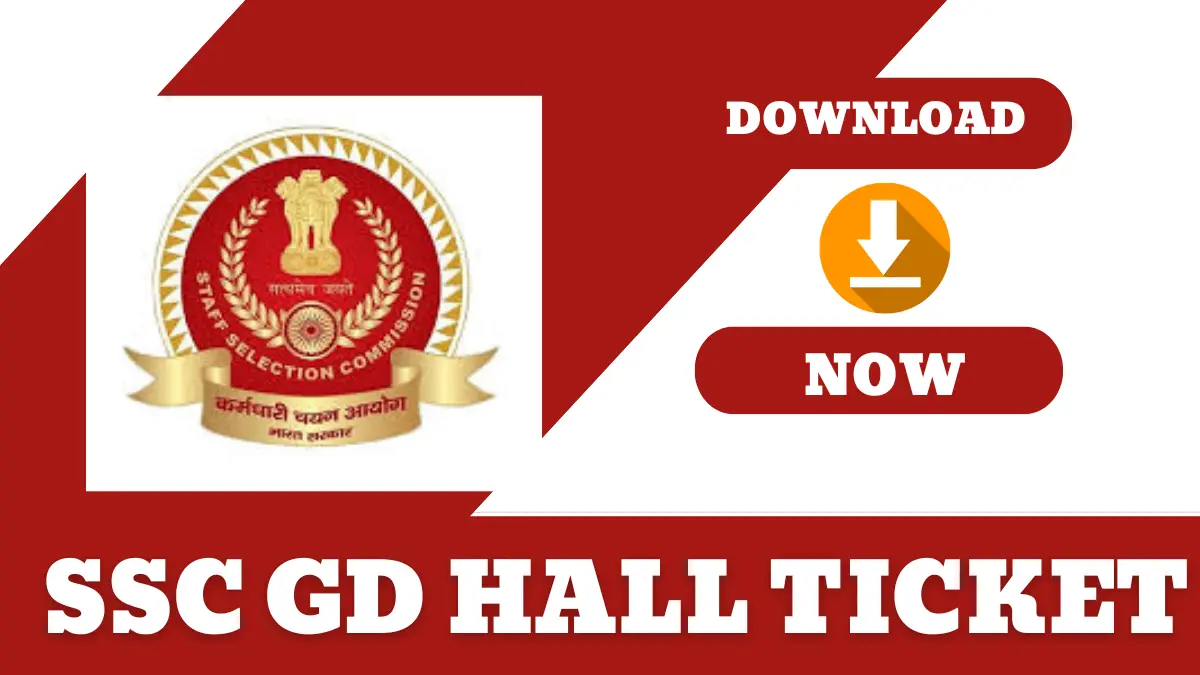 SSC GD Hall ticket 2025