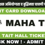 MAHA TAIT Hall Ticket