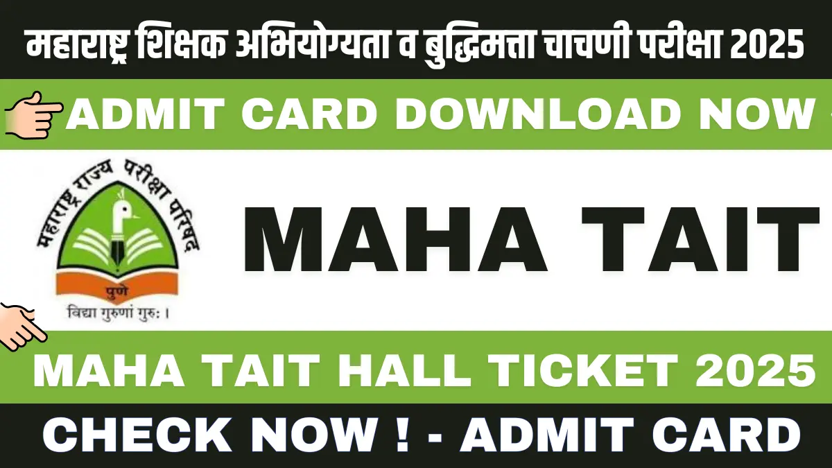 MAHA TAIT Hall Ticket